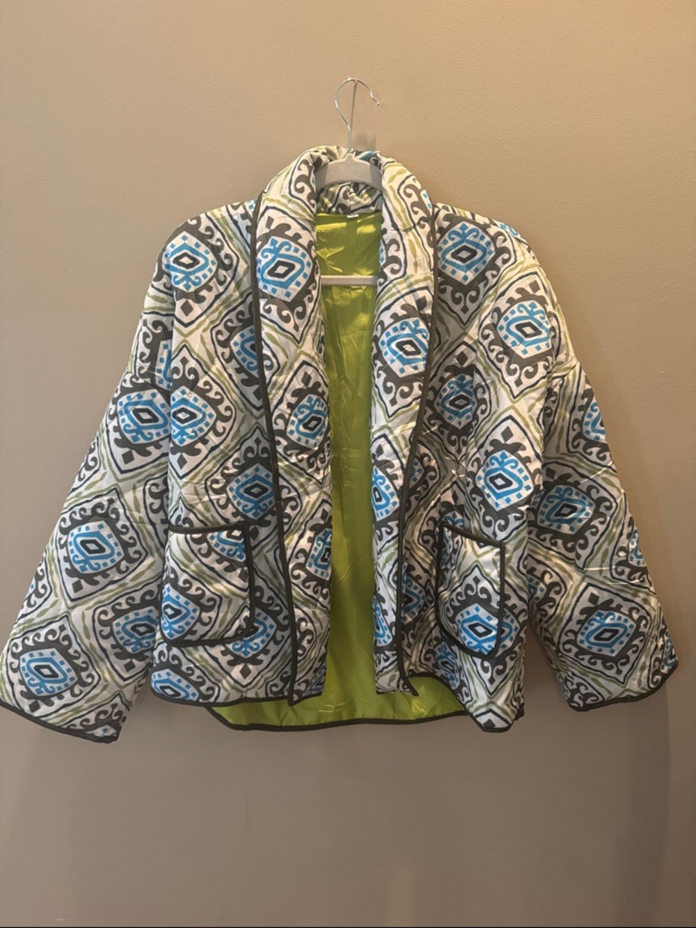 EUC Quilted Open Jacket - Medium